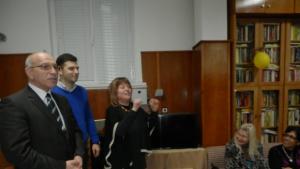 ГЕРБ дари телевизор на Районната организация на глухите