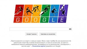 Google с цветовете на гей общността за Олимпиадата