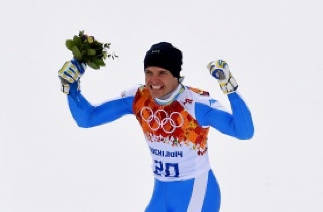 Италианският премиер се изкефи на среброто за Инерхофер в спускането