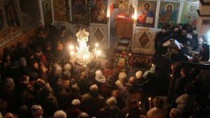 Литургия и курбан в с Черногорово за Св Харалампий