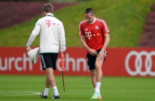 Байерн обяви: Без Рибери срещу Арсенал