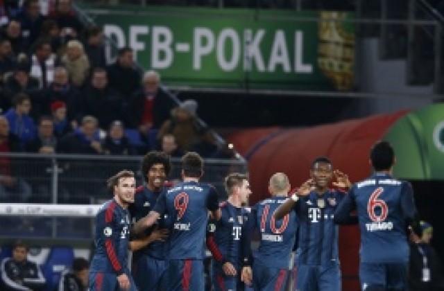 Байерн унижи и разплака клетия Хамбургер ШФ, Леверкузен е аут от Купата