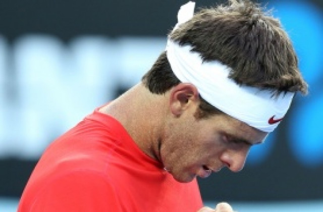 Дел Потро без много проблеми стигна 1/4 финалите в Ротердам