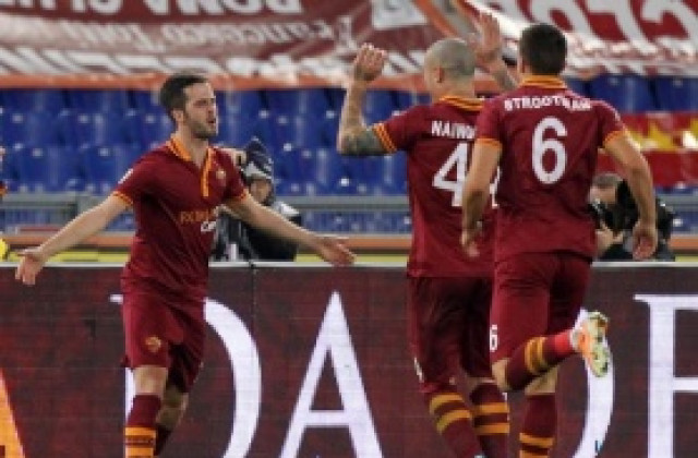 ВИДЕО: 3 гола за 3 точки на Рома срещу Сампдория