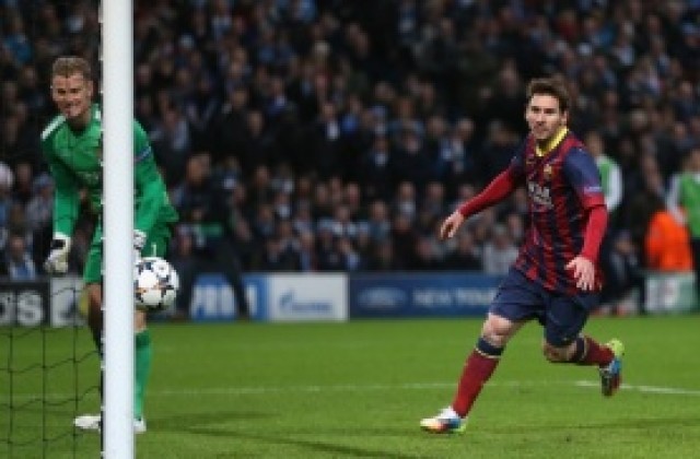 ВИДЕО: Барса охлади мераците на Сити със спорна дузпа и гол в края