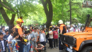 Открит урок за действия при земетресение и пожар в детска