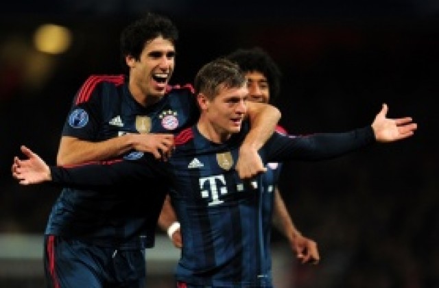 ВИДЕО: Байерн съкруши Арсенал в суперсблъсък с червен картон и две пропуснати дузпи