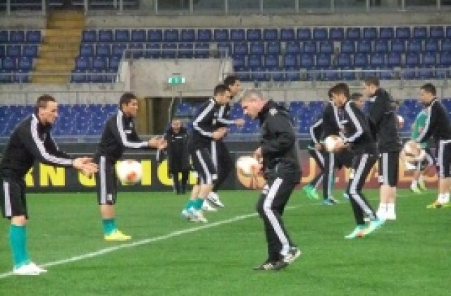 СНИМКИ: Лудогорец стъпи на „Олимпико“