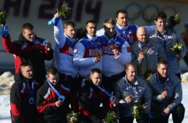 След четворките в бобслея Русия се окичи с 13-о злато