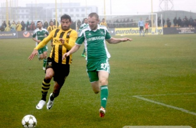 Ботев не успя да намали пасива от Лудогорец след атрактивен мач в Коматево