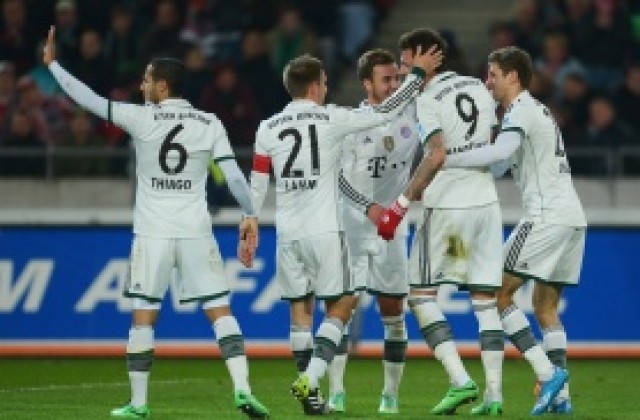 ВИДЕО: Байерн продължава да господства в Бундеслигата - пореден разгром и 19 точки аванс