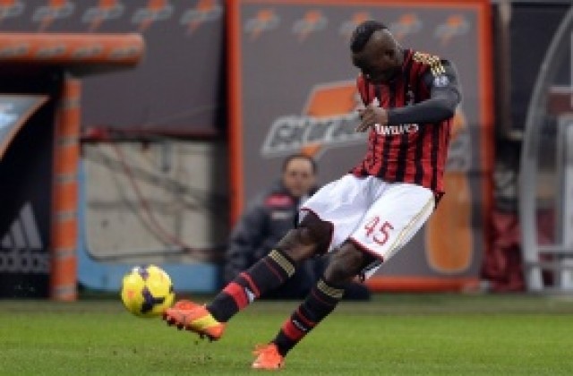 Милан на 99,9 процента без Балотели срещу Юве