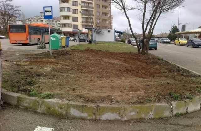 Почистиха района около спирката на кв. Картала