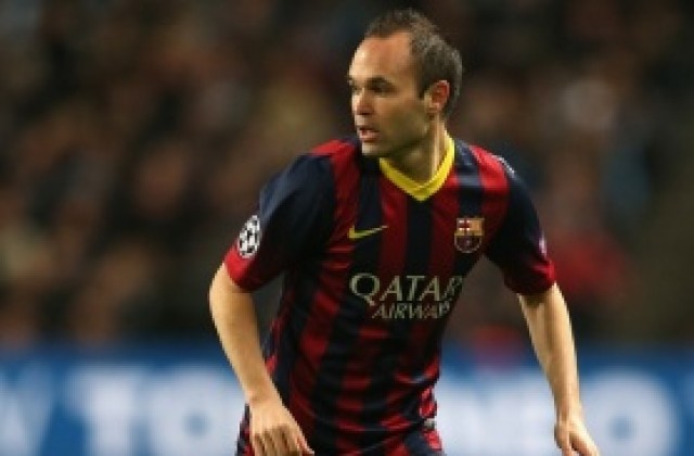 Барса извади Иниеста от групата по лични причини