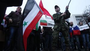 Протест пред Руското посолство в София СНИМКИ