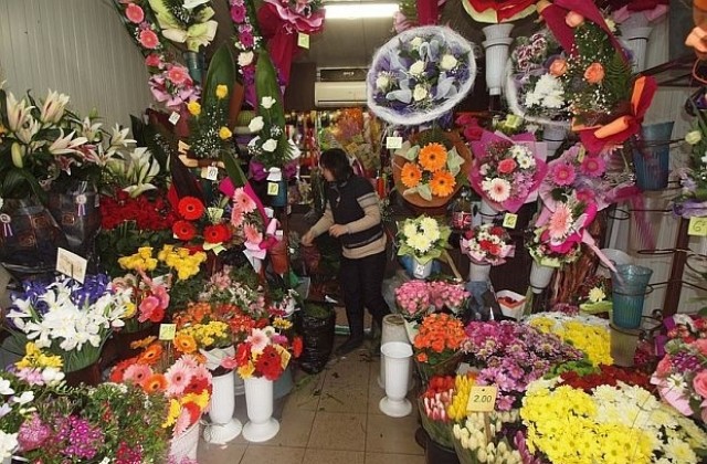 Без нарушения при продажбите на цветя около 8 март