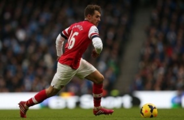 Арсенал ще е без Рамзи в дербито срещу Тотнъм