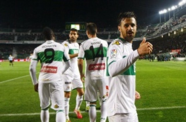 Гари Родригес с втори мач за Елче, този път реми