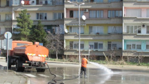 Започна измиването на улиците в Г Оряховица