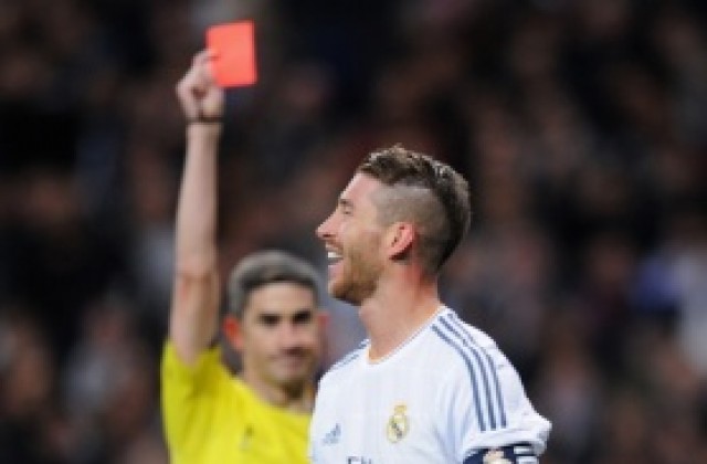 Рекорд и за Рамос след Ел Класико – по червени картони