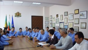 Кметът се срещна с волейболистите на Добруджа 07