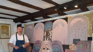 Ректорът на ВТУ празнува с изложба 55ти рожден ден