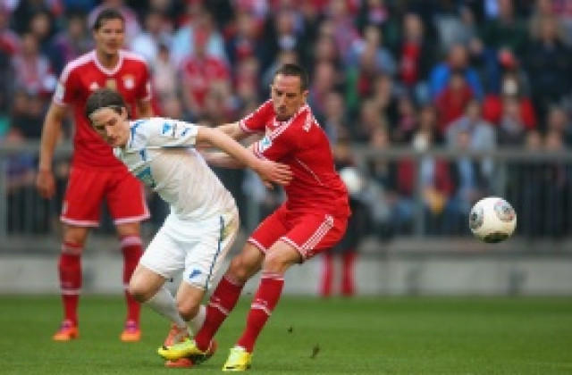 ВИДЕО: Шампионът Байерн направи голово шоу с Хофе и загуби първи точки в Мюнхен