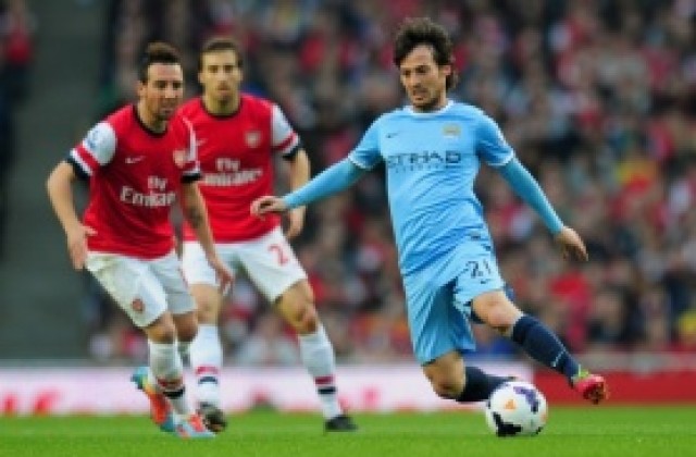 Без победител във вълнуващото дерби между Арсенал и Сити