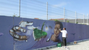 Графити на екотематика радват горнооряховчани в парк Пролет