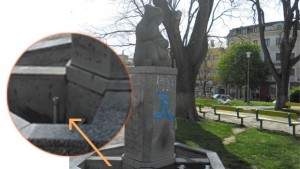 Чешмата до църквата Св Димитър пак без кранчета
