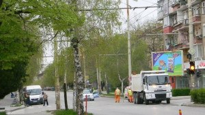 Ремонт затваря кръстовище във В Търново