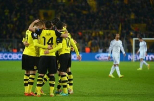Жалък Реал се измъкна по чудо след бой от Дортмунд