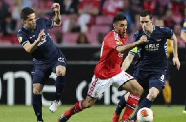 ВИДЕО: Бенфика даде жертва, но не и шанс на АЗ Алкмаар