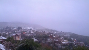 Сняг преди Великден в кюстендилско