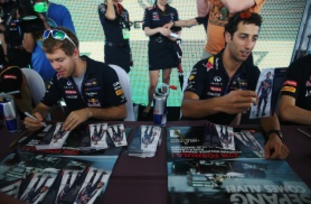 Фетел подпали позната буря в Ред Бул