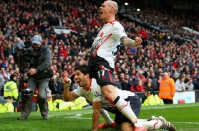 Суарес и Шкъртел се сдърпаха на тренировка