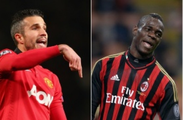 Милан иска размяна: Ван Перси за Марио Балотели