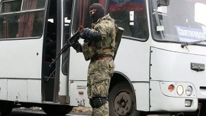 Зелените човечета в Славянск