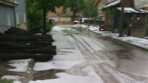 Градушка като орех унищожи реколта в Цар Калоян