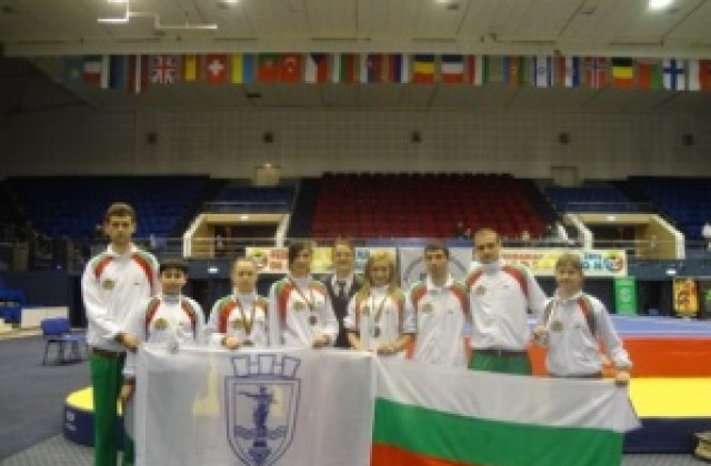 Клуб „Калагия“ с медали от Европейския шампионат по ушу