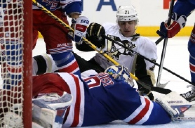 Питсбърг остави Ню Йорк Рейнджърс на ръба