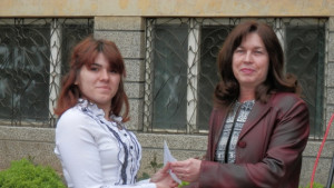 Дарение на първенеца по философия направи народният представител Милка Христова