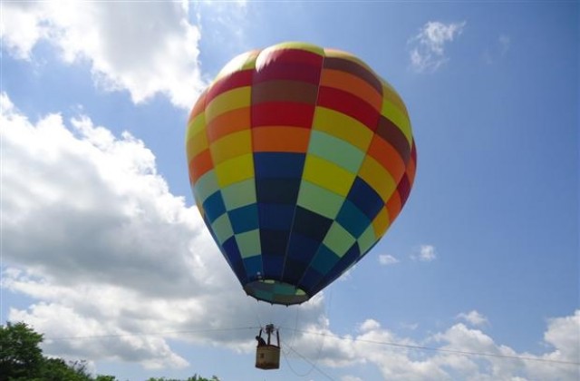 Един от балоните на Шумен осъществи първия си полет