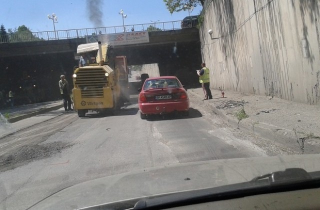 Започна изкърпването на гл.път Е 79 през Враца