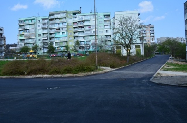 Цялостно възстановени са настилките на 4 улици в кв. Трендафил