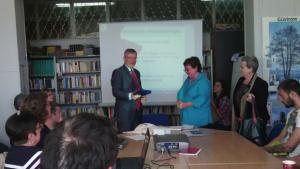 Немският посланик награди студенти във ВТУ