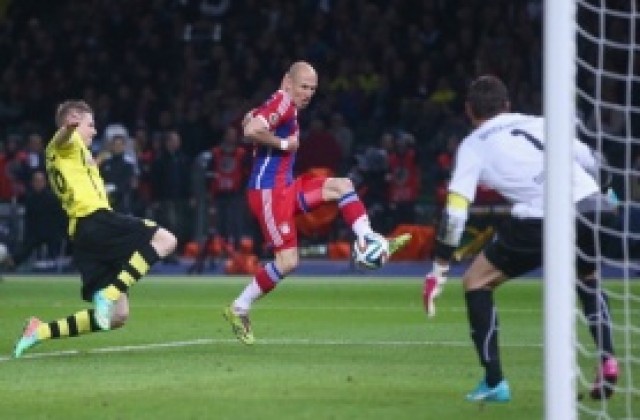 Байерн със златен дубъл, взе Купата след продължения