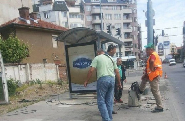 Монтират нова спирка на мястото на катастрофата