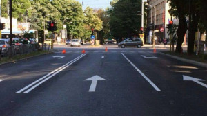 С нов асфалт и маркировка Цар Освободител е вече готов