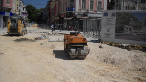 До края на седмицата приключва ремонтът на пешеходната зона